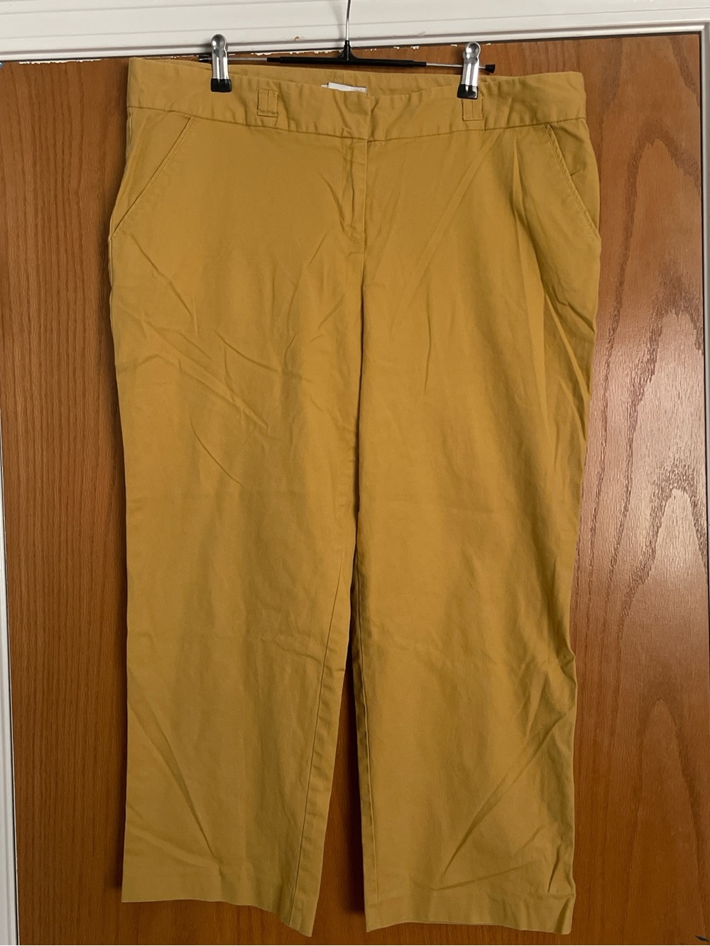 Van Heusen Mustard Stretch Trousers